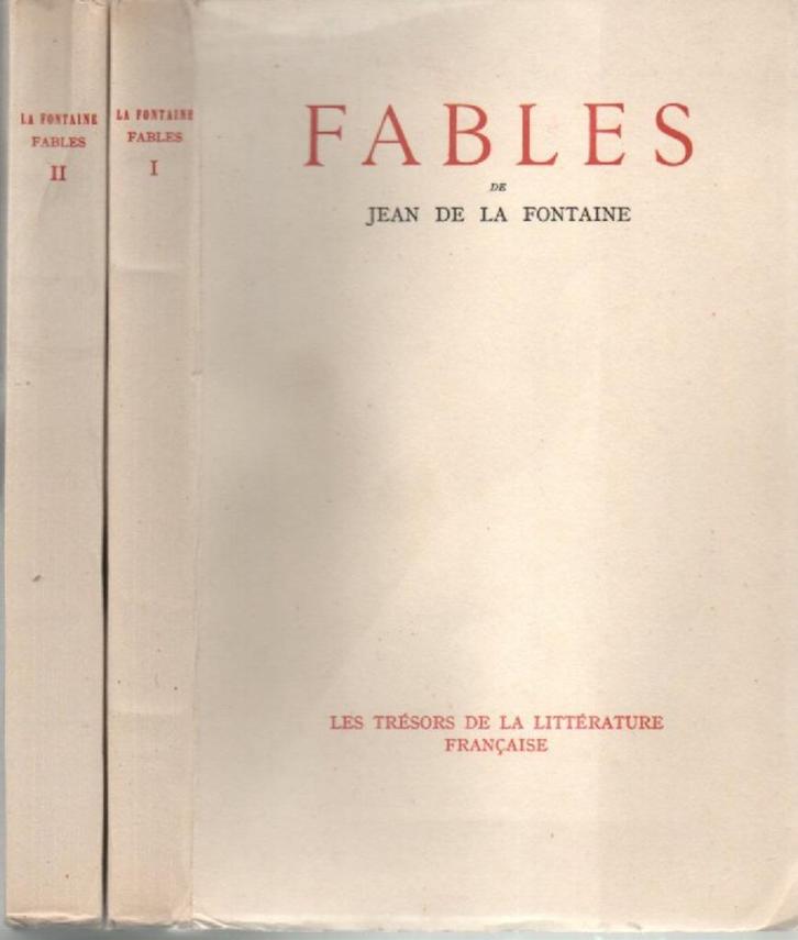 FABLES par Jean de La FONTAINE en 2 volumes ( 1944 ), Livres, Contes & Fables, Comme neuf, Enlèvement ou Envoi