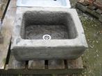 mooie diepe oude franse hardstenen pompbak,wasbak, Antiek en Kunst, Ophalen