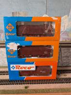 NMBS SNCB | Set van 3 Shimmns Telescoop wagens | Roco, Hobby en Vrije tijd, Gelijkstroom, Ophalen of Verzenden, Roco, Analoog