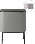 Brabantia Bo Touchbin vuilbak 11 + 23 liter, Huis en Inrichting, Ophalen, 50 tot 75 cm, Zo goed als nieuw, Metaal
