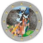 2 euros France 2019 Mauerfall coloré, 2 euros, Enlèvement ou Envoi, France