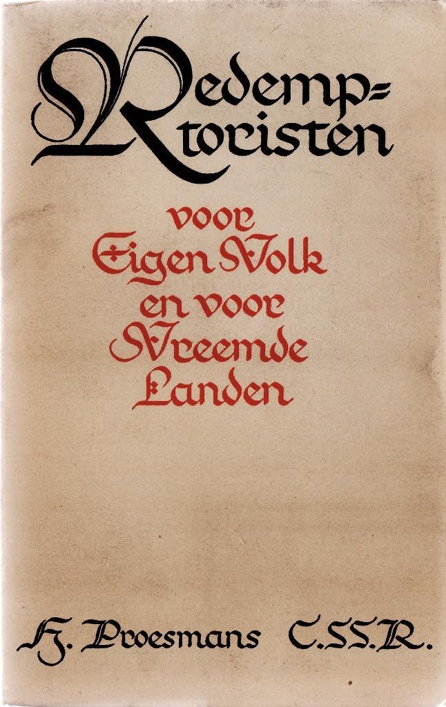 Redemptoristen voor eigen volk en voor vreemde landen 1950, Boeken, Geschiedenis | Nationaal, Gelezen, Ophalen of Verzenden