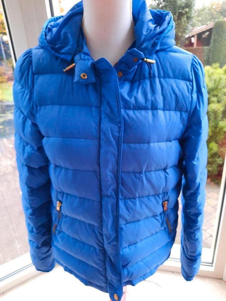 prachtige jas/anorak ESSENTIEL Antwerp - 40/42, Kleding | Dames, Jassen | Winter, Zo goed als nieuw, Maat 38/40 (M), Blauw, Ophalen of Verzenden