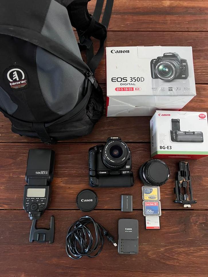 Canon EOS 350D, Audio, Tv en Foto, Fotocamera's Digitaal, Zo goed als nieuw, Canon, Ophalen of Verzenden