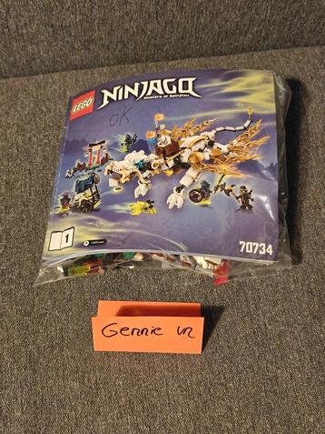 Lego Ninjago - Master Wu Dragon - 70734 beschikbaar voor biedingen