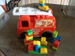 speelgoed: brandweerwagentje met blokjes, Enlèvement, Utilisé, Ensemble complet
