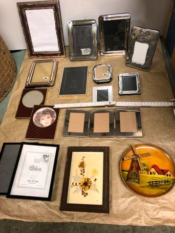 Mini kaders metalen platen deuropschriften beschikbaar voor biedingen