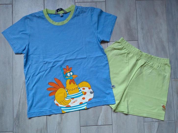★ M128 - Zomerpyjama Woody thema kip, Enfants & Bébés, Vêtements enfant | Taille 128, Utilisé, Garçon, Vêtements de nuit ou Sous-vêtements