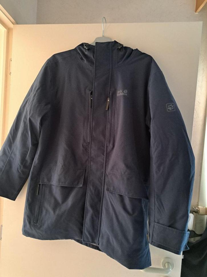 Jack Wolfskin XL jas donker blauw perfecte staat, Kleding | Heren, Jassen | Winter, Zo goed als nieuw, Blauw, Ophalen