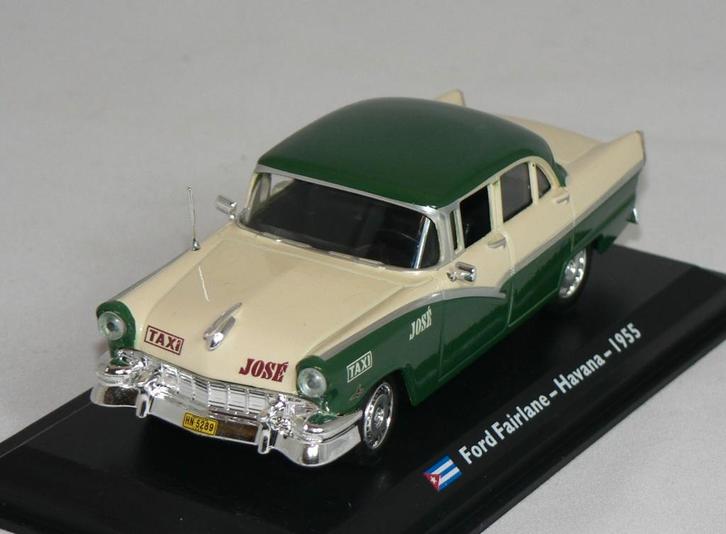 Ford Fairlane - Havana Taxi - 1955 -, Hobby en Vrije tijd, Modelauto's | 1:43, Nieuw, Auto, Overige merken, Ophalen of Verzenden
