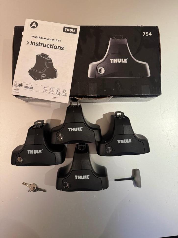 thule rapid system 754 - Kit 1710 - Squarebar Evo, Auto diversen, Dakdragers, Gebruikt, Ophalen of Verzenden