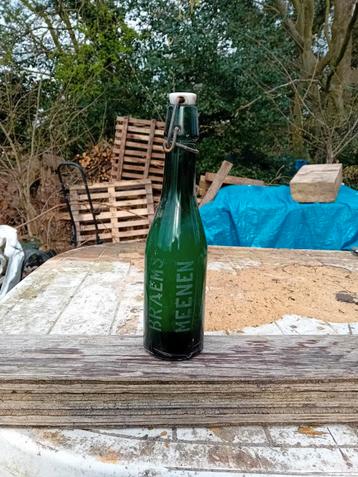 Oude vintage bierfles  Braems Menen, Enlèvement ou Envoi, Utilisé