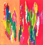 Peinture acrylique sur toile 3D de 40/40cm, colorée