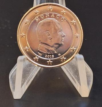 1 Euro munt Monaco 2018 beschikbaar voor biedingen