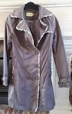Loriana by Osley -Trenchcoat/Zomerjas - grijs/bruin -maat 36, Kleding | Dames, Jassen | Zomer, Bruin, Verzenden, Loriana by Osley