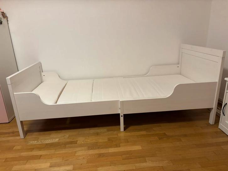 Lit de croissance, sommier et matelas, Kinderen en Baby's, Kinderkamer | Bedden, Nieuw, Lattenbodem, Ophalen