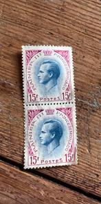 2 postzegels Monaco, Postzegels en Munten, Ophalen of Verzenden