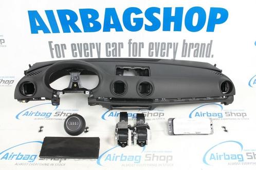 Airbag set - Dashboard 3 spaak zwart Audi A3 8V (2012-2020), Auto-onderdelen, Dashboard en Schakelaars