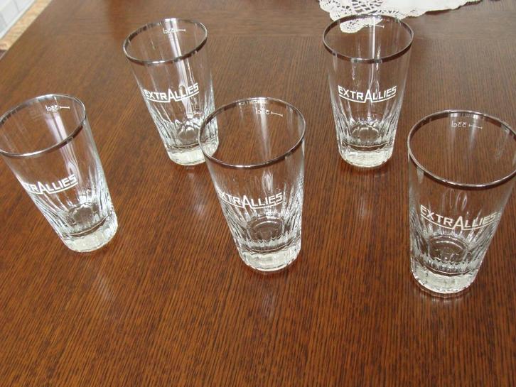verre à bière Extra Alliés brasserie Marchienne vintage neuf, Verzamelen, Biermerken, Nieuw, Glas of Glazen, Overige merken, Ophalen of Verzenden