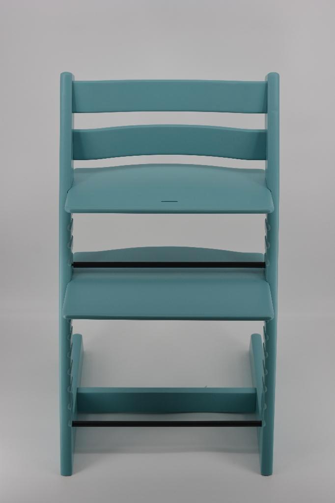 Stokke Tripp Trapp Turquoise – Refurbished model, Kinderen en Baby's, Kinderstoelen, Zo goed als nieuw, Meegroeistoel, Aanschuifbaar