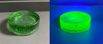 Uranium coaster – onderzetter, Antiek en Kunst, Ophalen of Verzenden