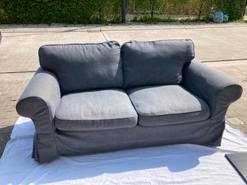 Ikea Ektorp 2 zit zetel grijs - goede staat beschikbaar voor biedingen