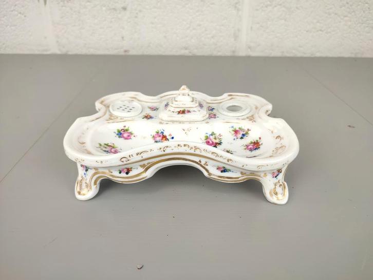 Antiek porseleinen vieux Paris inktstel, Antiek en Kunst, Antiek | Kantoor en Zakelijk, Ophalen of Verzenden