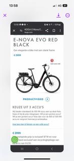 Koga E-nova evo red black (nieuw), Fietsen en Brommers, Elektrische fietsen, Nieuw, Ophalen of Verzenden