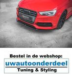 Maxton Voorspoiler Lip Splitter Voor Audi S3 / A3 S Line Sed, Envoi
