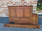 twijfelaar eik, Huis en Inrichting, Slaapkamer | Bedden, Ophalen, Gebruikt, Bruin, 140 cm