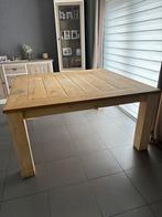 Steigerhout vierkante eettafel., Huis en Inrichting, Ophalen, Gebruikt, 150 tot 200 cm, Vierkant