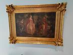 Antiek schilderij met prachtig kader, 1750 - 1799, Antiek en Kunst, Ophalen
