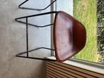 3 barstoelen - bruin - namaakleer, Huis en Inrichting, Overige Huis en Inrichting, Ophalen, Gebruikt