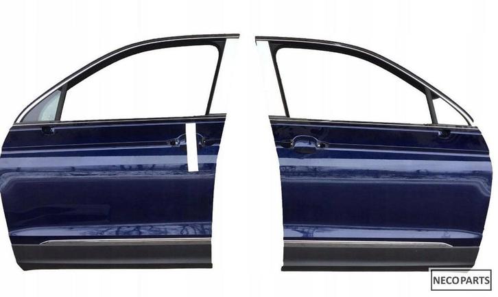 VW TIGUAN 2 VOOR DEUR DEUREN PORTIER PORTIEREN L/R LC5B, Auto-onderdelen, Carrosserie, Spatbord, Volkswagen, Gebruikt, Ophalen of Verzenden