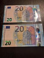 2015 Duitsland 2 x 20 euro opvolgende serienummers, Setje, 20 euro, Duitsland, Verzenden