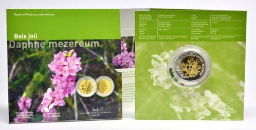 Luxemburg 2022 - Daphne Mezereum - 5 euro Proof, Postzegels en Munten, Munten | Europa | Euromunten, Setje, 5 euro, Luxemburg