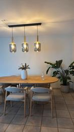 Houten eet tafel en 6 stoel, Ophalen, Zo goed als nieuw