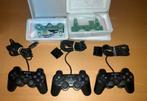 3 defecte Playstation 2 controllers met reparatiepakket, Verzenden, Zo goed als nieuw