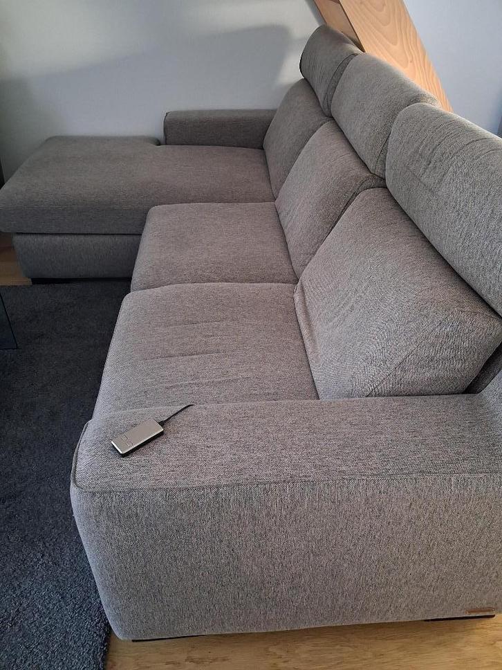 canapé, Huis en Inrichting, Zetels | Zetels, Zo goed als nieuw, Rechte bank, Driepersoons, Stof, Ophalen