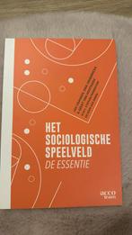 Het sociologische speelveld de essentie, nooit gebruikt, Boeken, Studieboeken en Cursussen, Ophalen of Verzenden, Nieuw, Jan Vrancken; Geert Van Hootegem; Erik Hendrickx; Stephan Par...