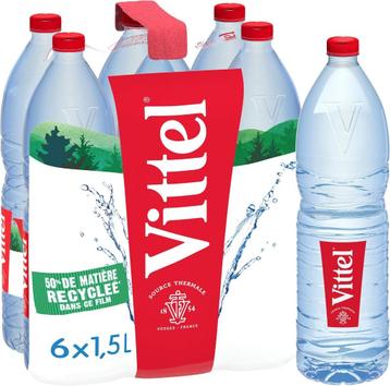 vittel 150 pakken van 6 flessen 1.5l  plat water   beschikbaar voor biedingen