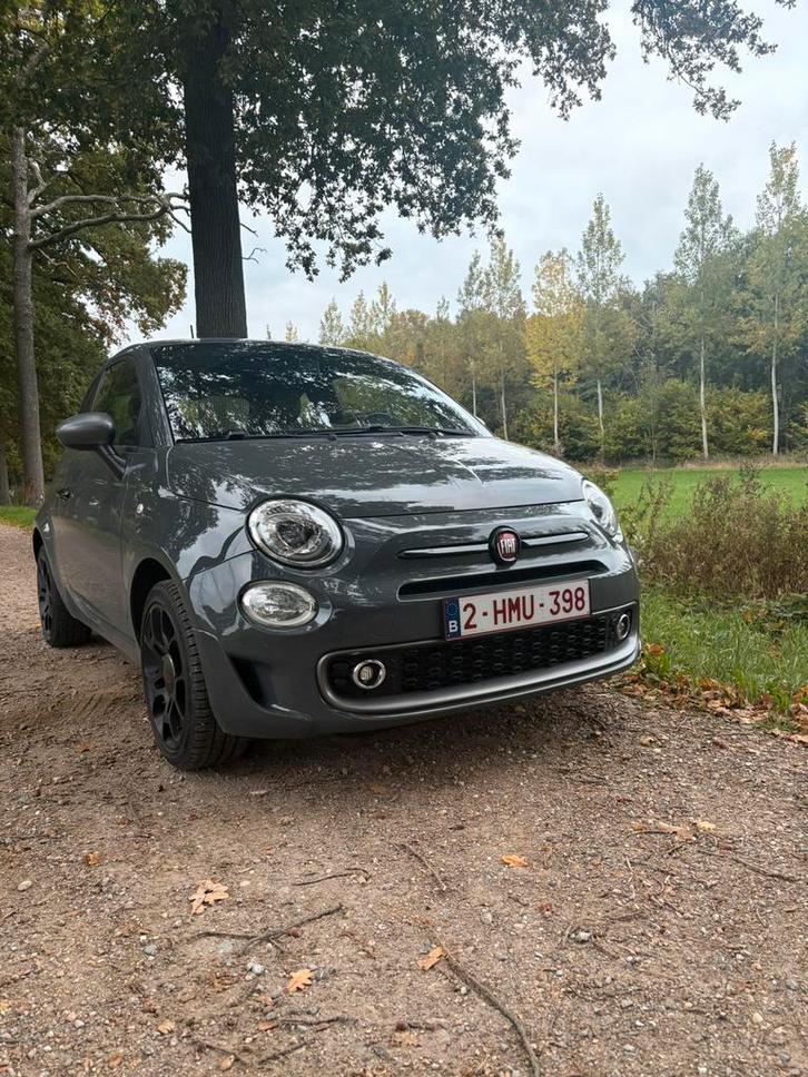 Fiat 500 1.2 Sport – Gekeurd  – Slechts 40.000 km!, Auto's, Fiat, Particulier, Sportpakket, Benzine, Euro 6, Coupé, Grijs, Dealer onderhouden