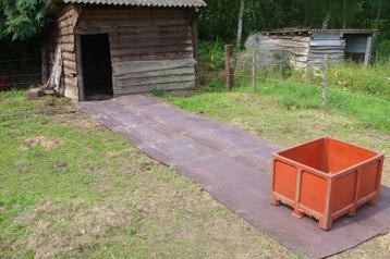 stalingangen verharden met rubbermatten beschikbaar voor biedingen