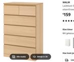 Ikea Malm ladekast 6 lades, Huis en Inrichting, Ophalen of Verzenden, Gebruikt