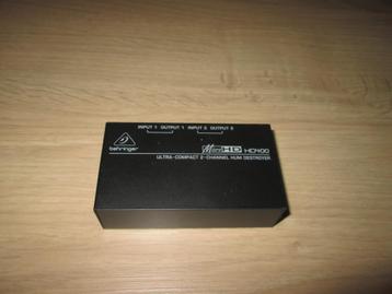Behringer HD-400 Hum Destroyer in zeer goede staat beschikbaar voor biedingen