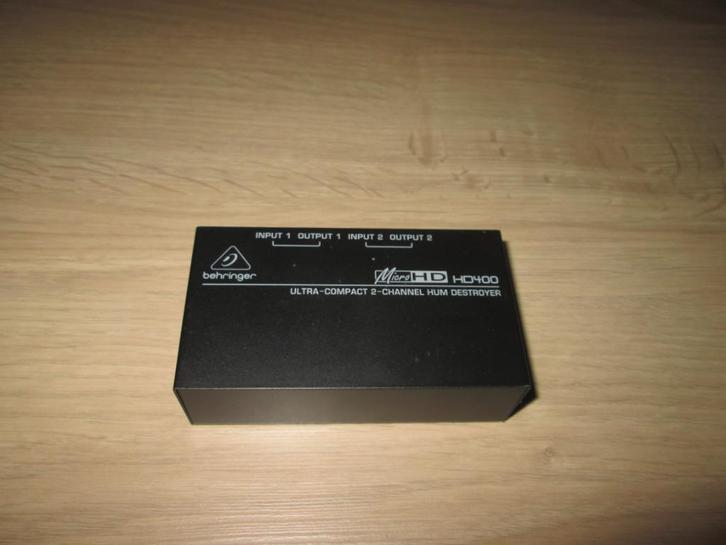 Behringer HD-400 Hum Destroyer in zeer goede staat, Muziek en Instrumenten, Midi-apparatuur, Gebruikt, Ophalen of Verzenden