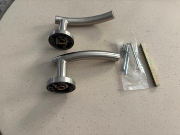 Deurkruk/deurklinkset  Merano RVS-Inox Aktie beschikbaar voor biedingen
