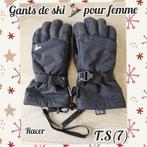 Gants de ski  pour femme-noir-Racer-T.S(7), Kleding | Dames, Wintersportkleding, Overige typen, Ophalen of Verzenden, Maat 36 (S)