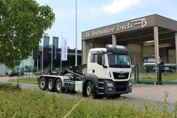 MAN TGS 35.500 8X4 containerwagen - 2017 - 273.500 km - MOTO, Achat, Euro 6, Entreprise, 2 places