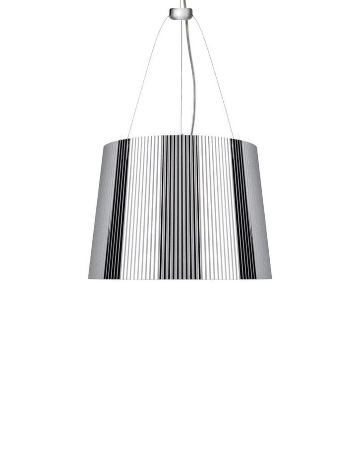 Kartell hanglamp zilver, Huis en Inrichting, Lampen | Hanglampen, Zo goed als nieuw, Minder dan 50 cm, Kunststof, Ophalen of Verzenden